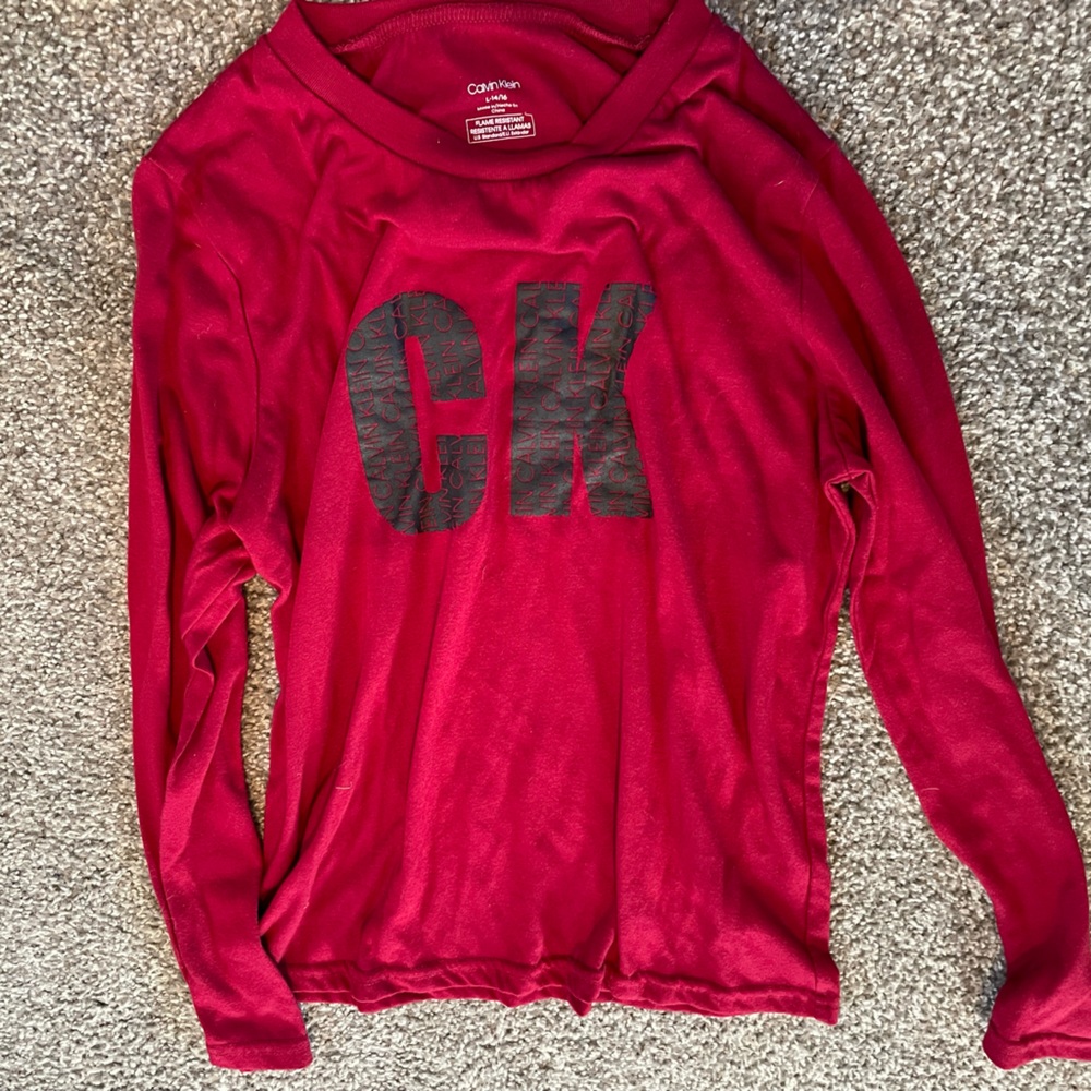Calvin Klein boys long sleeved shirt 14/16